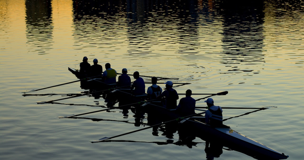 Rowing Eight - Image by Mitchell Luo