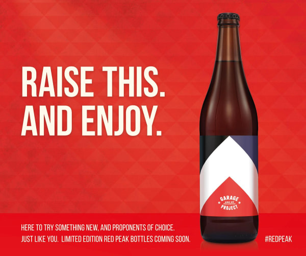 Red Peak Beer - by Garage Project