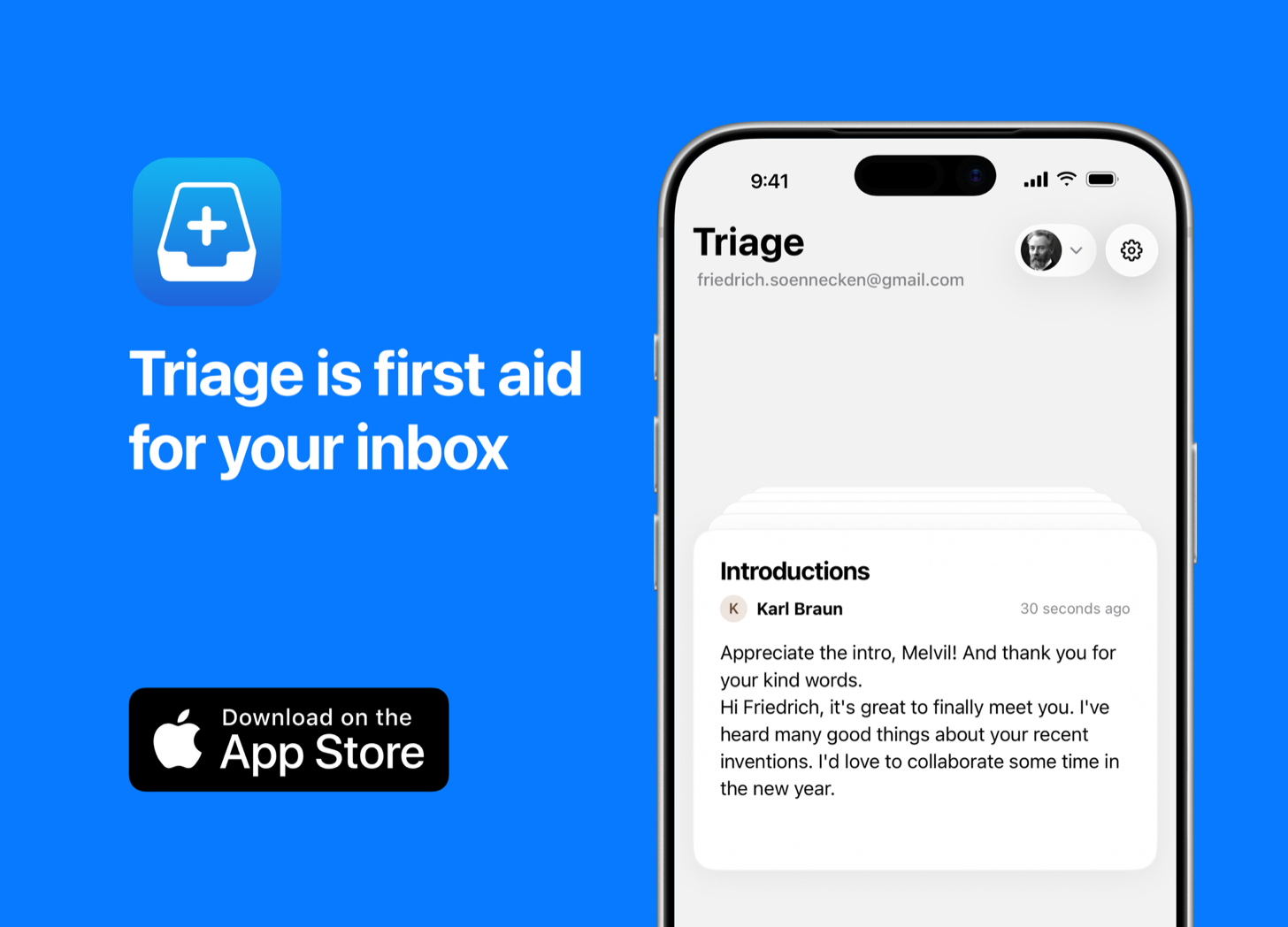 Triage: First aid for your inbox